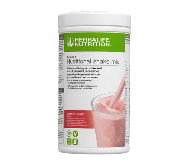 Herbalife Formula 1 Raspberry & White Chocolate 500g – Gluten, Soy & Lactose Free Meal Replacement Shake