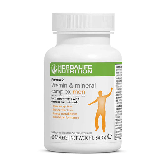 Herbalife Formula 2 Vitamin & Mineral Complex for Men – 84.3g (60 Tablets)